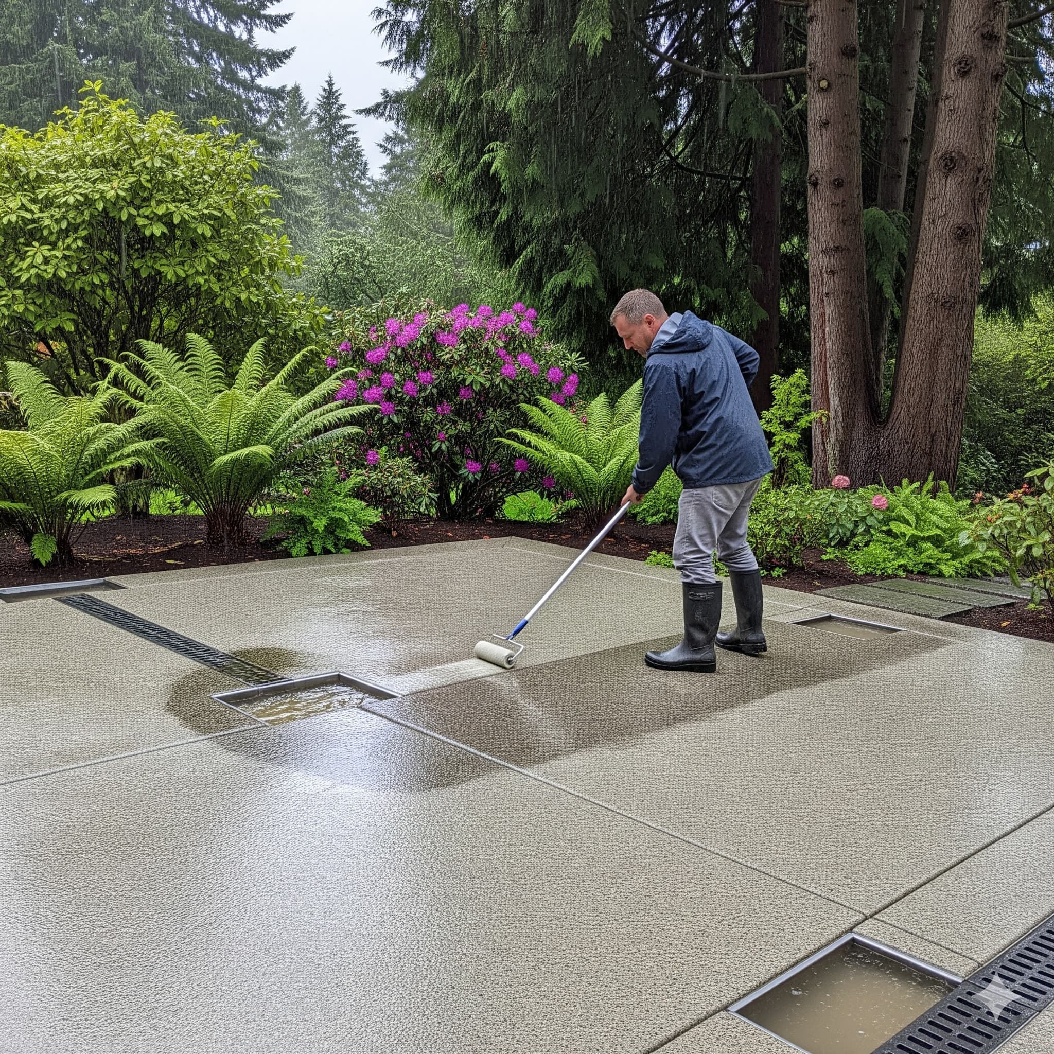 concrete patio kent